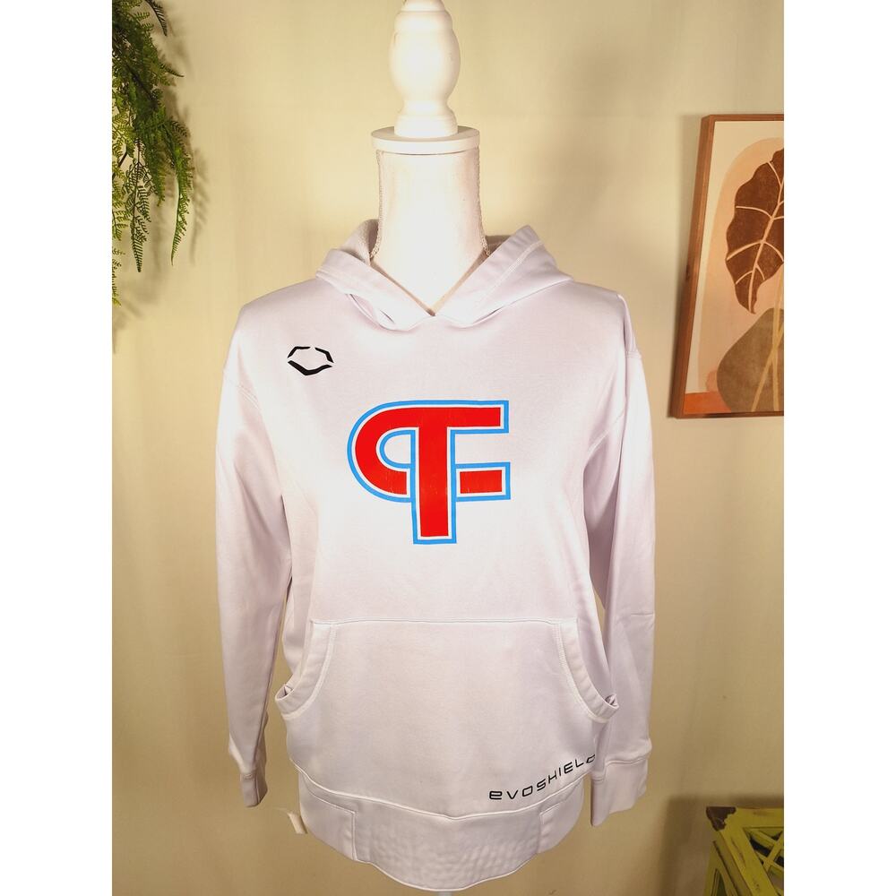 EvoShield Youth Hoodie Pullover Sweater White Large